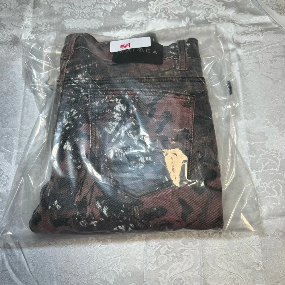Men's Camouflage Flare Jeans